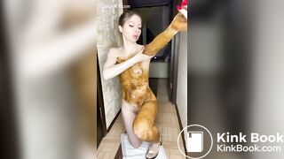 Amateur scat smearing