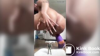 Ebony shows why she is the toy slayer.