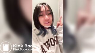 Ivy League girl pooping