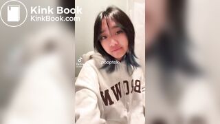 Ivy League girl pooping