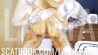 Shit-filled double penetration @lamiadark_