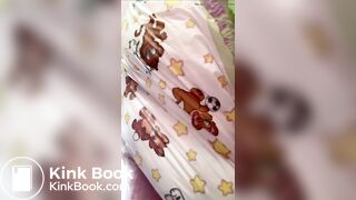 Huge diaper girl poop