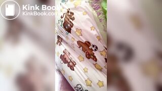 Huge diaper girl poop