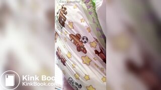 Huge diaper girl poop