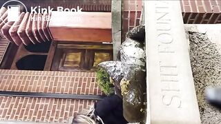 shitting on the shit fountain