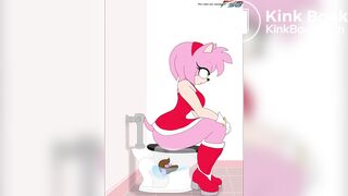 Amy pooping on micro Blaze