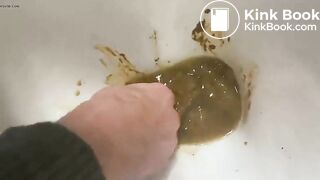 HUGE GERMAN OMA ON THE TOILET POT