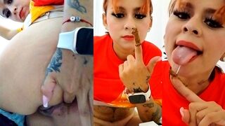 Gavs puts his finger in his ass and licks it with his t