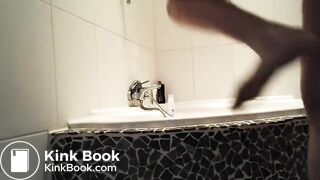 Milf sits on his face and poop