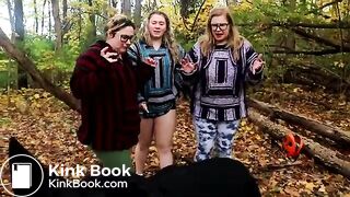 She sits in a cauldron