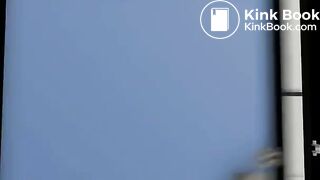 Macro Tikal poops in toilet