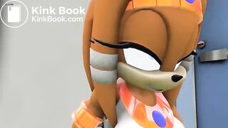 Macro Tikal poops in toilet