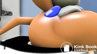 Macro Tikal poops in toilet