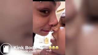 Girl Pooping Get Distrubed by Her Man