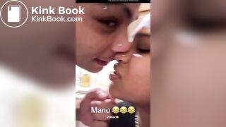 Girl Pooping Get Distrubed by Her Man