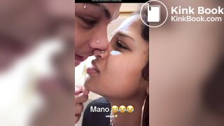 Girl Pooping Get Distrubed by Her Man