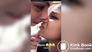 Girl Pooping Get Distrubed by Her Man