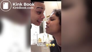 Girl Pooping Get Distrubed by Her Man