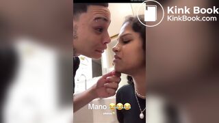 Girl Pooping Get Distrubed by Her Man