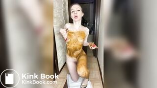 Sexy scat smear