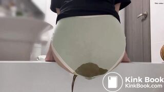 big diarrhea in her underwear