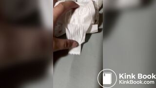 Found Full Baby diaper in public