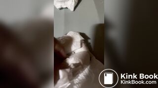 Found Full Baby diaper in public