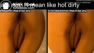 dirty tv show side by side girl pretends to poop