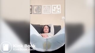 another nice jeans mess from the same girl