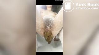 GIRL FILLS HER PANTIES WITH GIGANTIC SHIT