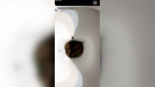 Girl Toliet poop