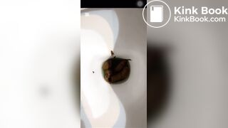 Girl Toliet poop