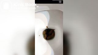 Girl Toliet poop