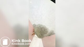 Sexy Hot White Girl Huge Sticky Grey Panty Poop