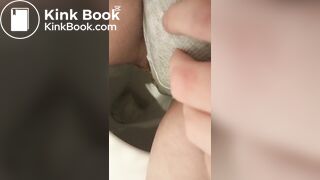 Sexy Hot White Girl Huge Sticky Grey Panty Poop