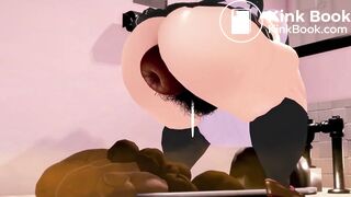 BBW unloads on toilet - video 2