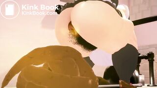 BBW unloads on toilet - video 2