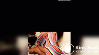 big butt bbw shitting on toilet