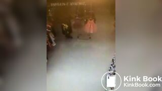 Ancient vid lady leaving a poop trail