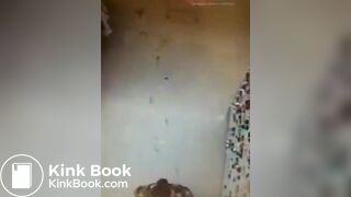 Ancient vid lady leaving a poop trail