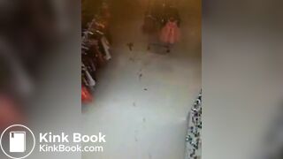 Ancient vid lady leaving a poop trail