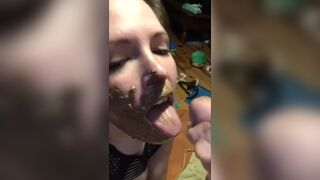 Shit-face facial