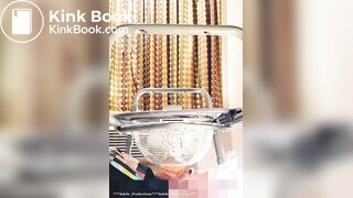 Human toilet gets stuffed with poop femdom