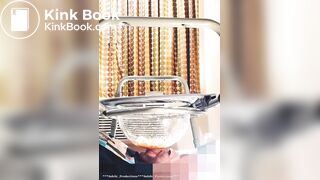 Human toilet gets stuffed with poop femdom