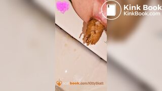 pooping in toilet - video 8