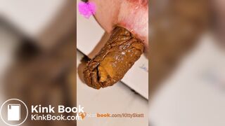 pooping in toilet - video 8