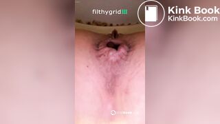 The toilet slut poops