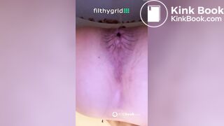 The toilet slut poops