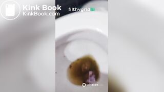 Girls pooping on toilet - video 72