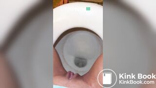 Girls pooping on toilet - video 67